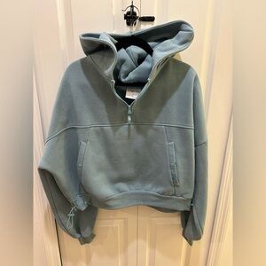 Blogilates Light Blue Marshmallow Pullover